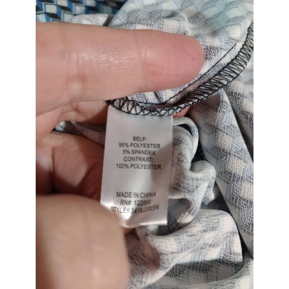 Status‎ Shirt Ladies Small Long Sleeve Mock Wrap - Picture 7 of 8